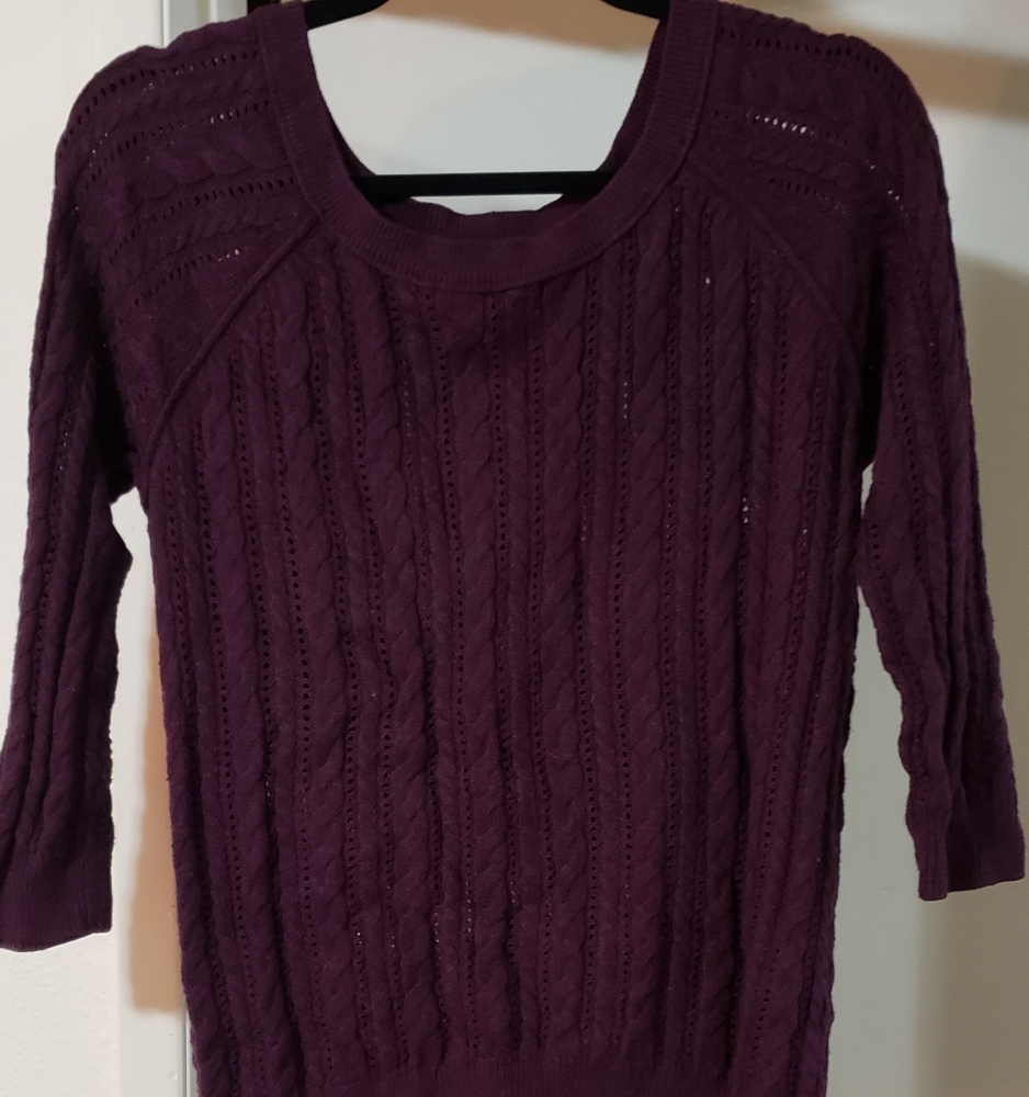 AEO Burgandy Sweater